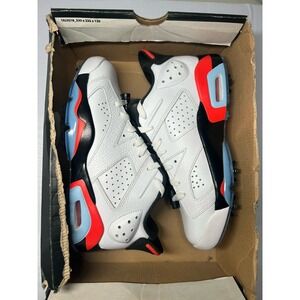Nike Air Jordan 6 Retro Golf Low White Infrared - Sz 7 - DV1376 106 - New/No Lid